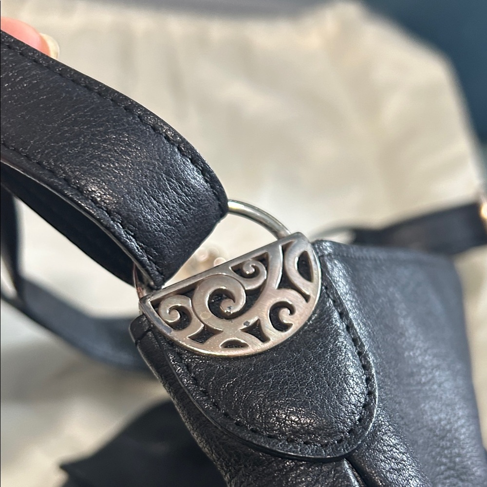 Brighton Black Leather Women's Bag - Picture 4 of 14